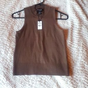 Express tank top partial turtle neck shirt
